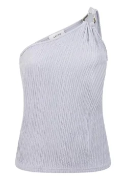 Aaiko Top DYANI STRUCTURE PES 564 Zilver New