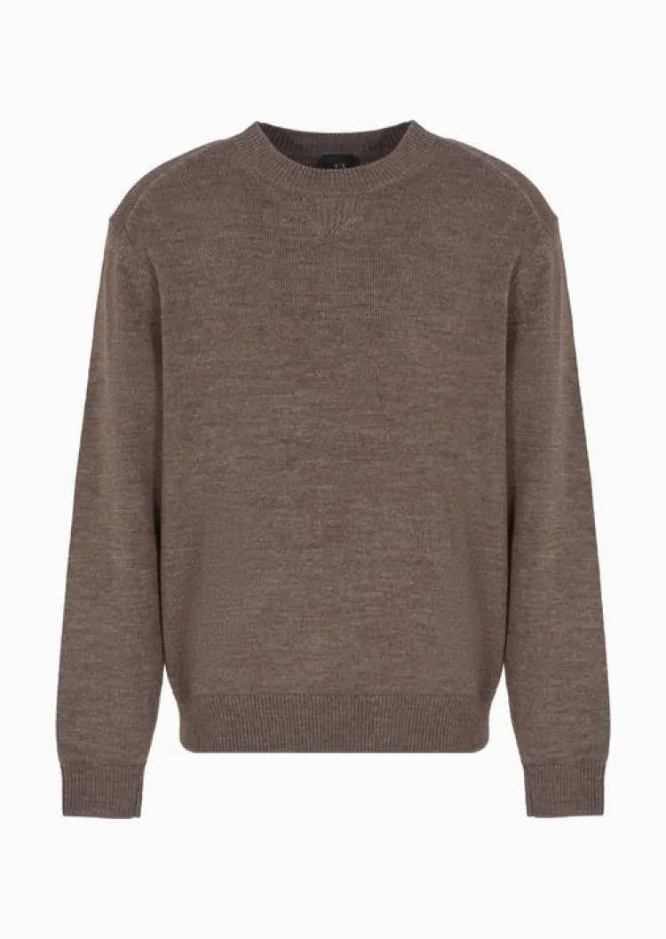 Armani Exchange Pullover Bruin 6DZM1F ZM1LZ Best