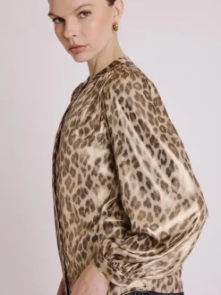 Berenice Blouse Leopard 19CYRIL4IHT Discount