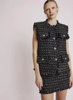 Berenice Gilet Zwart 19VADOR10UDE Best