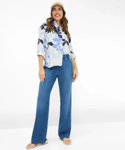 Brax Blouse 417648_94120200 Blauw Sale