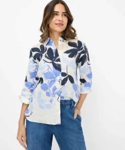 Brax Blouse 417648_94120200 Blauw Sale