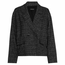 Caroline Biss Blazer Tweed Zwart 4820 Online