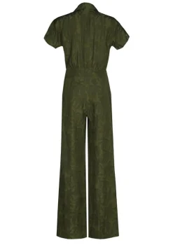 Caroline Biss Jumpsuit Groen 1541 Clearance