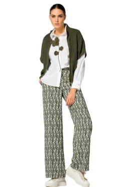 Caroline Biss Pantalon Groen 1557 New