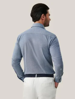 Cavallaro Napoli Overhemd 110241014 Blauw Online