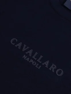 Cavallaro Napoli T-Shirt 117251000-699 Blauw Sale