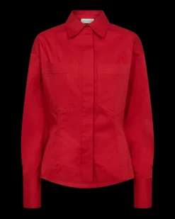 Copenhagen Muse Carmen Blouse Rood Sale