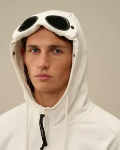 CP Company Sweatshirt Wit 17CMSS028A Discount