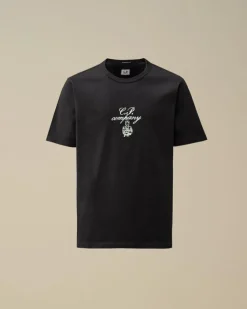 CP Company T-shirt Blauw 18CMTS109A New