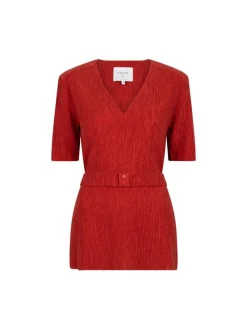 DANTE6 Dante 6 Alya Top Met Riem 223112 Rood Online