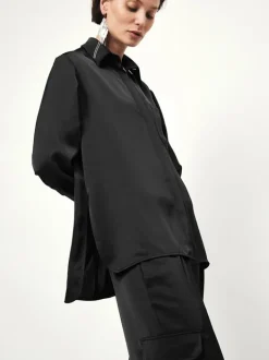 DANTE6 Dante 6 Blouse Louda Satin Zwart