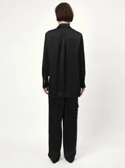 DANTE6 Dante 6 Blouse Louda Satin Zwart