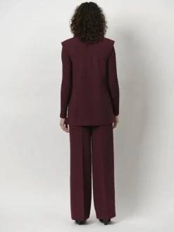 Dante 6 Broek Lucas Wide Leg Wijnrood Online