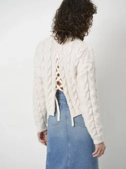 DANTE6 Dante 6 Trui Ross Open-Back Ecru Outlet