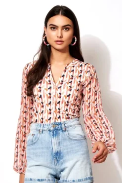 Desoto Blouse 72356-2 Multicolor New