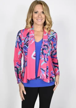 Frank Lyman Vest Fuchsia Clearance