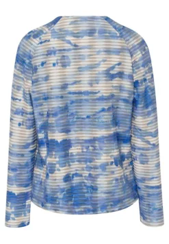 Frank Walder Vest Blauw Dessin