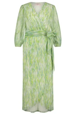 Freebird Jurk Blossom Midi Wv-Abstract-Vis-AOP-24-1 Best