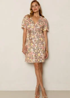 Freebird Jurk Dieke Ss F-Jer-Sequin-Flower-25-2 XS Sale