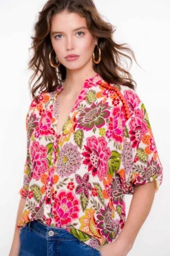 Geisha Blouse 53202-20 Hot