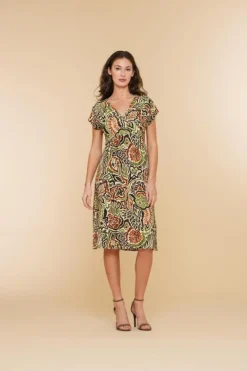 Geisha Jurk 47137-60 JUNE Paars Outlet