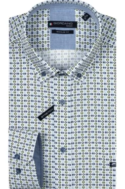 Giordano Overhemd 427025 Groen Outlet