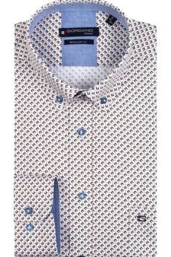 Giordano Overhemd 317015 Geel Outlet