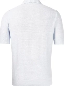 Gran Sasso Knitted Polo Blauw 23140/18640 Best