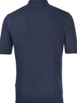 Gran Sasso Knitted Polo Blauw 57118/18641 Discount