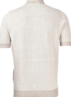 Gran Sasso Knitted Polo Beige 57116/18659 Online