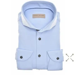 John Miller Slimfit Overhemd 5140879 Blauw Discount