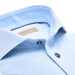 John Miller Slimfit Overhemd 5140879 Blauw Discount