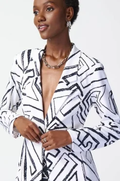 Joseph Ribkoff Blazer Multicolor 241034 Discount