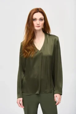 Joseph Ribkoff Blouse 243057 Olijf New