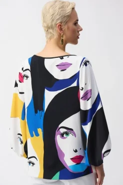 Joseph Ribkoff Blouse Multi Colour 251148 Hot