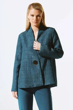 Joseph Ribkoff Jacket 243788 Aqua Discount