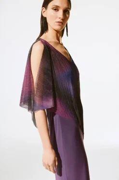 Joseph Ribkoff Jurk 243718 Paars Dessin New