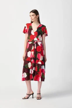 Joseph Ribkoff Jurk Rood 241285 Best
