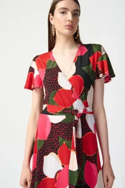 Joseph Ribkoff Jurk Rood 241285 Best