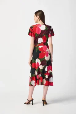 Joseph Ribkoff Jurk Rood 241285 Best