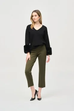 Joseph Ribkoff Pantalon 243049 Olijf Discount