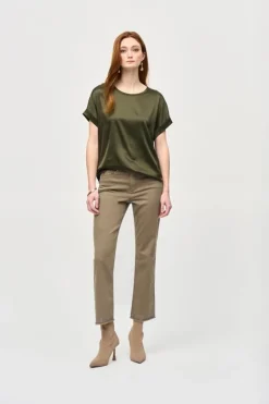Joseph Ribkoff T-Shirt 243912 Olijf Outlet