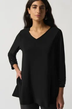 Joseph Ribkoff Tuniek Zwart 233079 Online