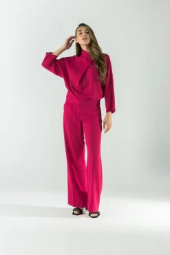 Label DOT Broek 2428001 Roma Rood