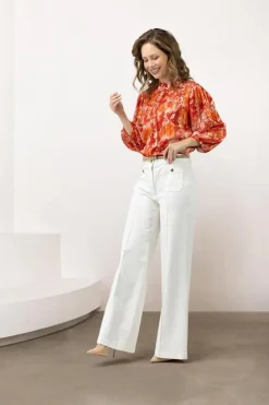 Label DOT Broek 2518010 Ruben Wit Online
