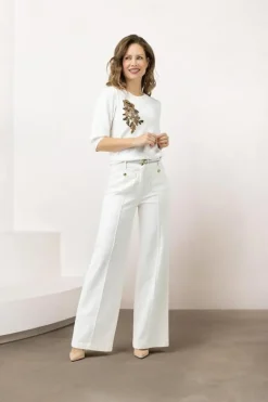 Label DOT Broek 2518010 Ruben Wit Online