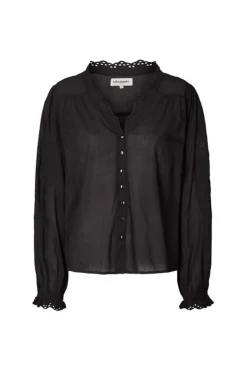 Lolly's Laundry Blouse 22179_2057 Zwart