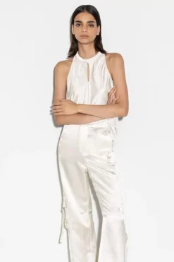 Luisa Cerano Blouse Off-white 278308/3417-0 New