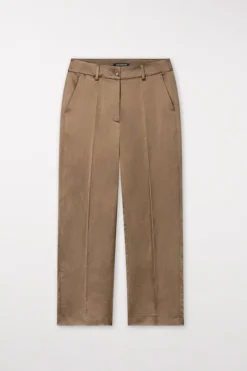 Luisa Cerano Pantalon Bruin Zijde 698668/3596